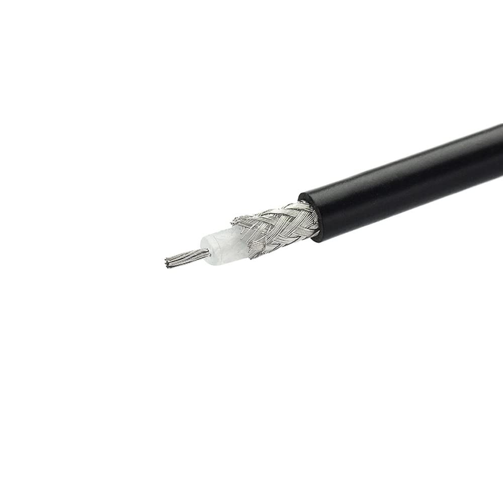 Eightwod RG58 A/U RF Coaxial Cable Flexible Low Loss Coax 50 feet