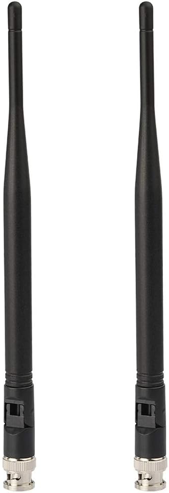 Eightwood UHF 400MHz-900MHz Antenna BNC Male Antennae 2-Pack for Ham Radio Scanner Handheld Amateur Receiver