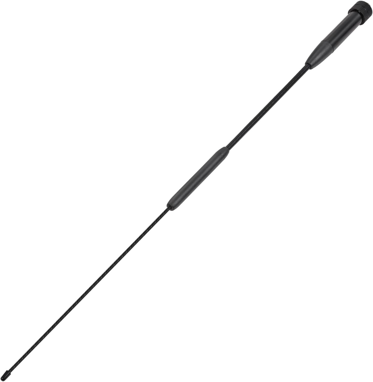 Eightwood SMA Female Whip Antenna Dual Band VHF UHF 144/430Mhz Flexible Antenna 14in 2-Pack for Baofeng Radios UV-5R UV-82 BF-F8HP