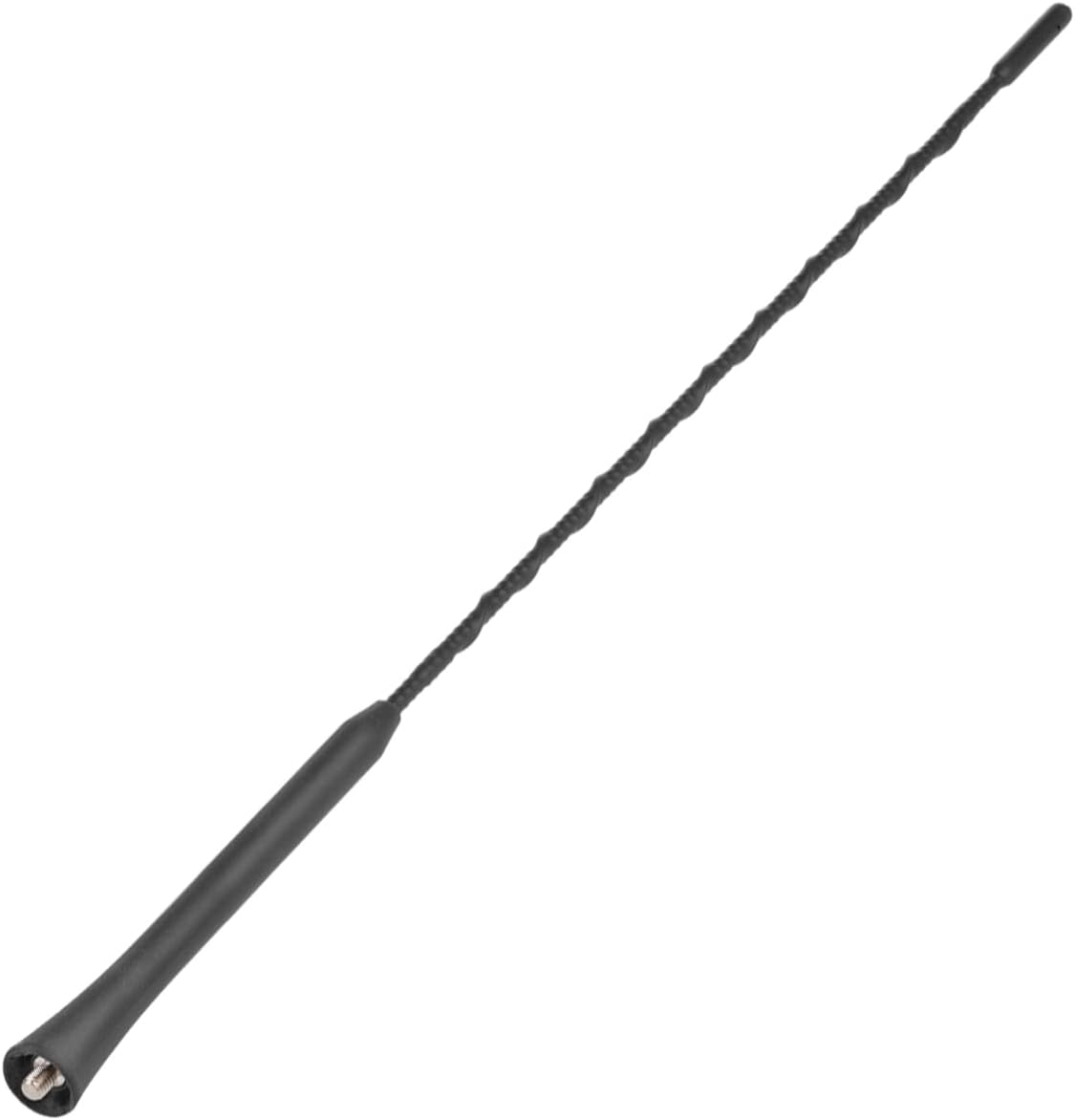 Eightwood Vehicle Marine Boat Radio Antenna 18.5 Inch, FM AM Stereo Antenna Mast with Mount Base and 6.5 Feet Extension Cable for Boat Car Truck RV ATV UTV Yacht Pontoon