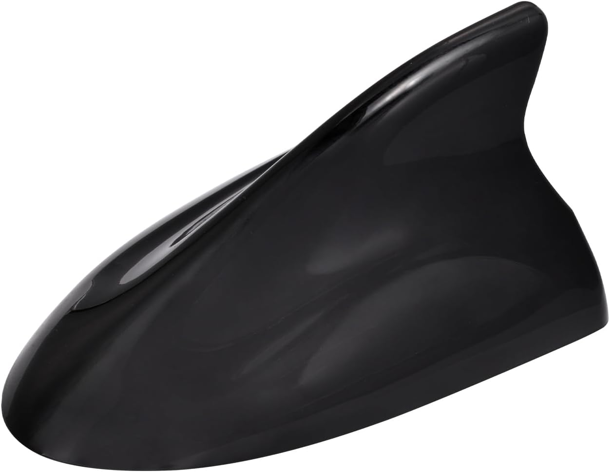 Eightwood Shark Fin Antenna Cover, Car AM/FM Radio Antenna Topper, Roof Mount Antennae with Adhesive Tape for Car Truck SUV, Black