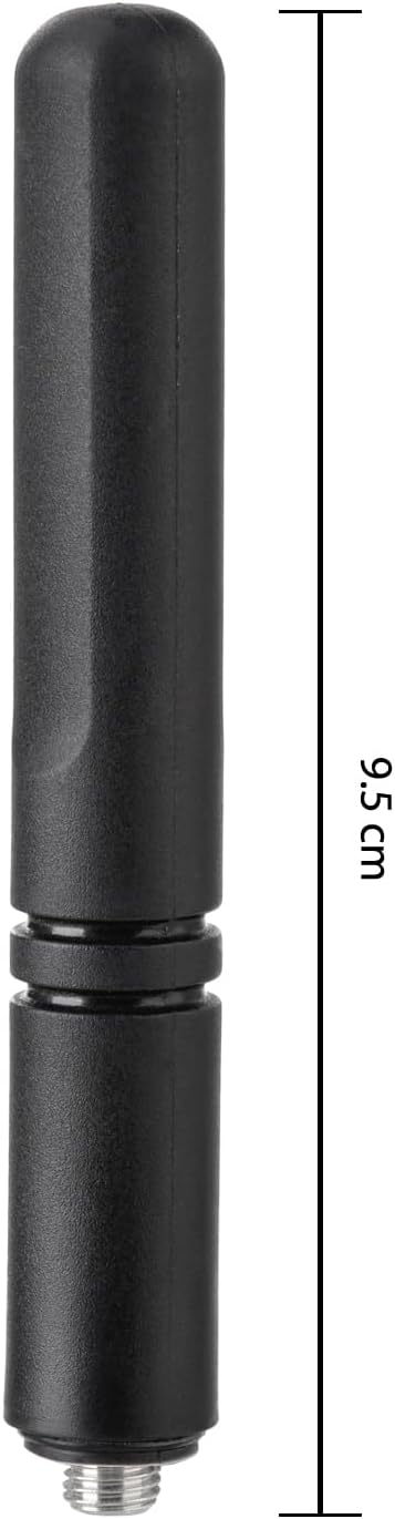 Eightwood Short UHF Radio Antenna 4in 403-527MHz 2-Pack for XPR3500 XPR7550 CP200d HT1250 XPR7580 DP2400 Handheld Portable Radio