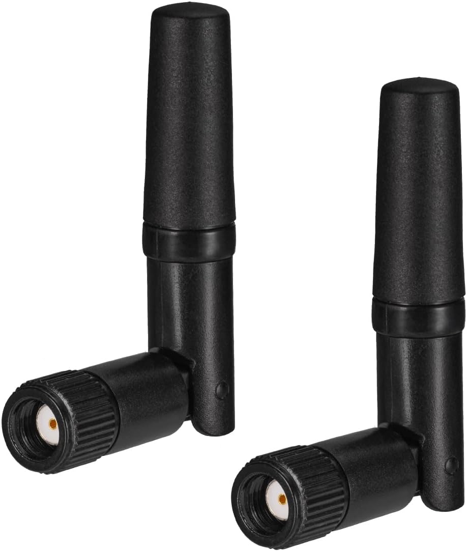 Eightwood Mini PCIe Card Antenna 2.4GHz 5GHz WiFi Antenna + U.FL IPX to RP-SMA Cable 8in + Computer Slot Bracket (6-Pack) for Mini PCI-E WiFi Network Card PC Desktop Computer