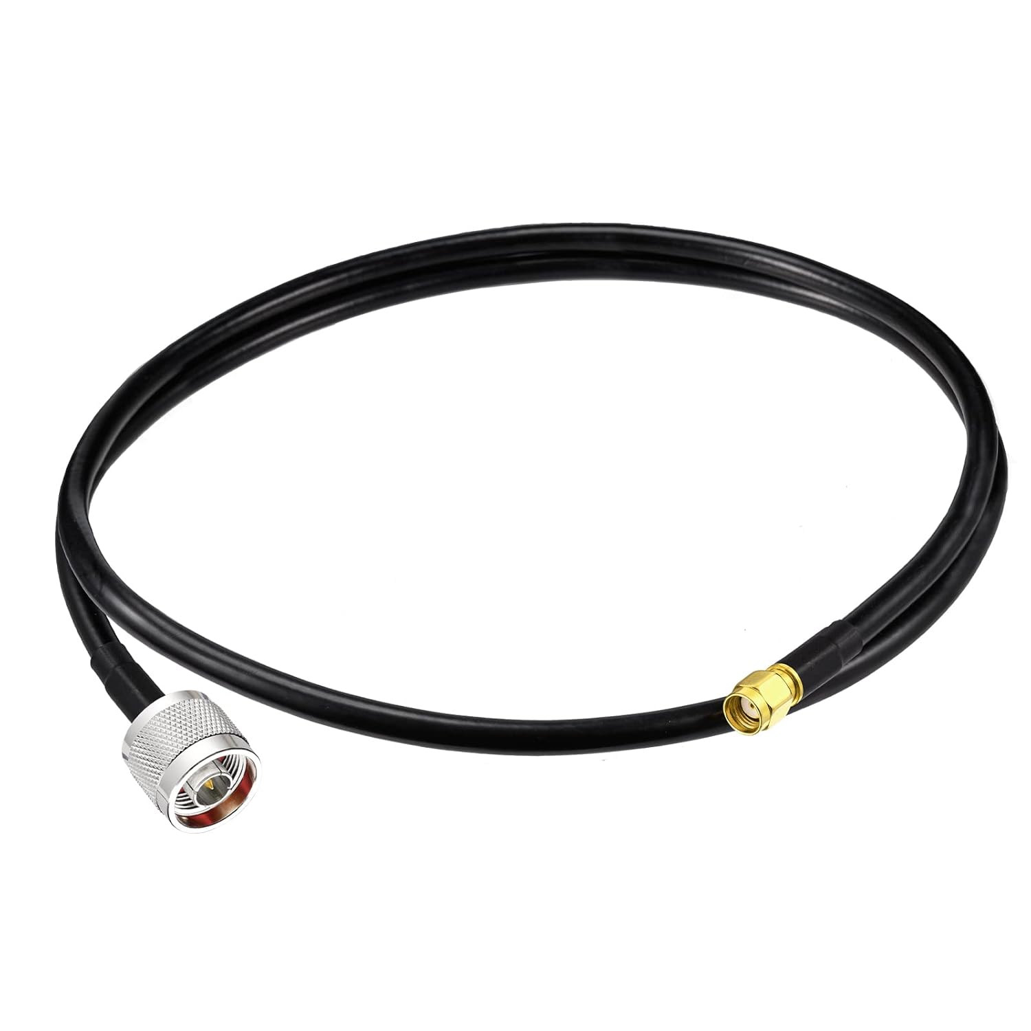 Eightwood N Male to RP-SMA Male KSR240 Low Loss Cable 3 feet for Outdoor Yagi WiFi Antenna WiFi Router Helium Hotspot Miner LoraWan Antenna