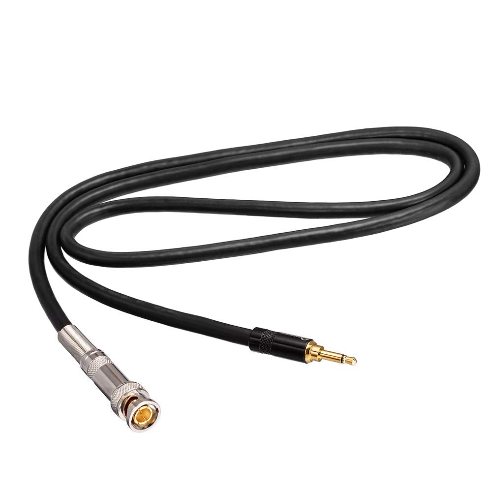 Eightwood 75ohm BNC Plug Male to 3.5MM Mono Male Coaxial Power Audio Cable 3 feet