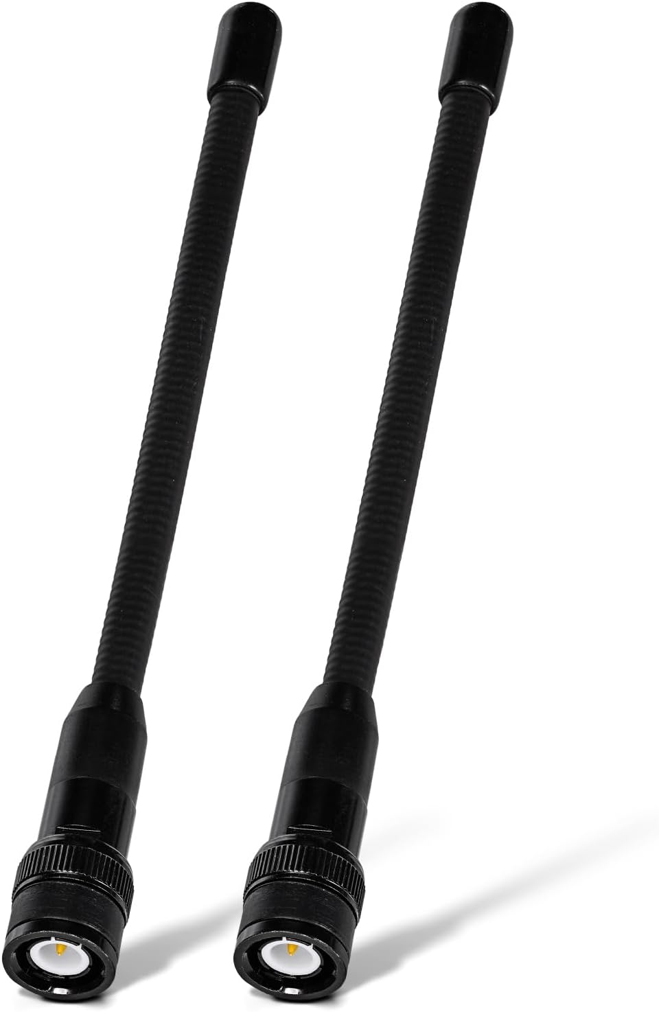 Eightwood BNC Handheld Scanner Antenna 2-Pack Dual Band 144/430MHz VHF UHF Flexible Ham Amateur Radio Antenna 6in for BC125AT BC75XLT Scanner ICOM IC-V8 IC-A14