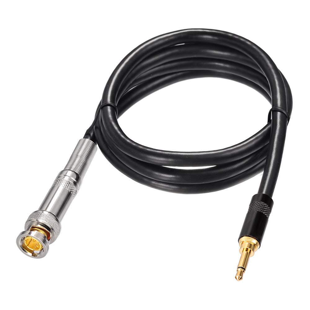 Eightwood 75ohm BNC Plug Male to 3.5MM Mono Male Coaxial Power Audio Cable 3 feet
