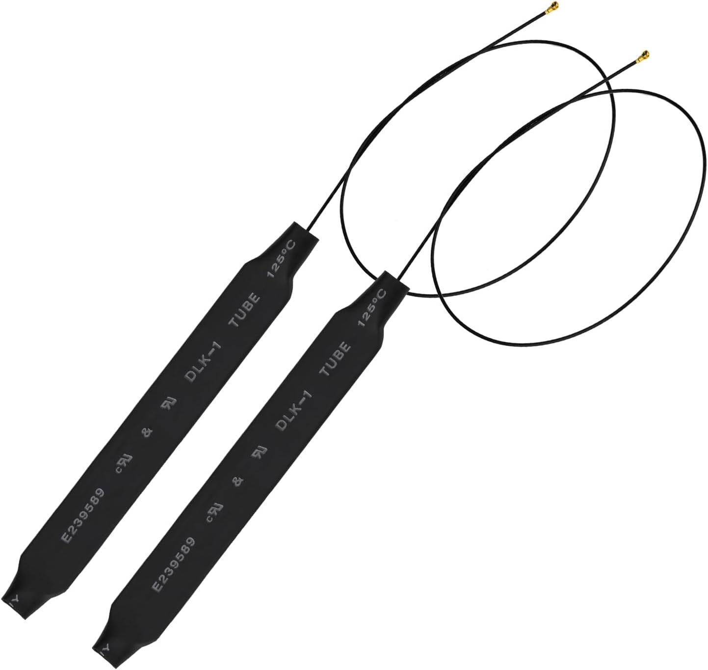 Eightwood Internal WiFi Antenna Dual Band 2.4GHz 5GHz WiFi Antennae with 11.8in Cable for M.2 NGFF Network Card PC Desktop Computer