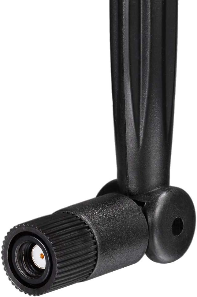 Eightwood 2.4GHz 5GHz 5.8GHz Dual Band WiFi Antenna 5dBi RP-SMA Antenna (2-Pack) for PC Desktop, WiFi Router, PCIe Network Card, USB Adapter, Wireless Range Extender, IP Camera