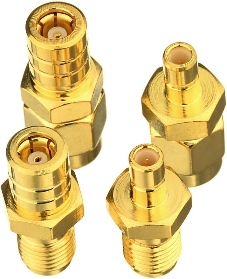 Eightwood SMB to SMA Antenna Adapter Kit 4ps for Sirius XM Satellite Radio Antenna DAB + Radio Antenna