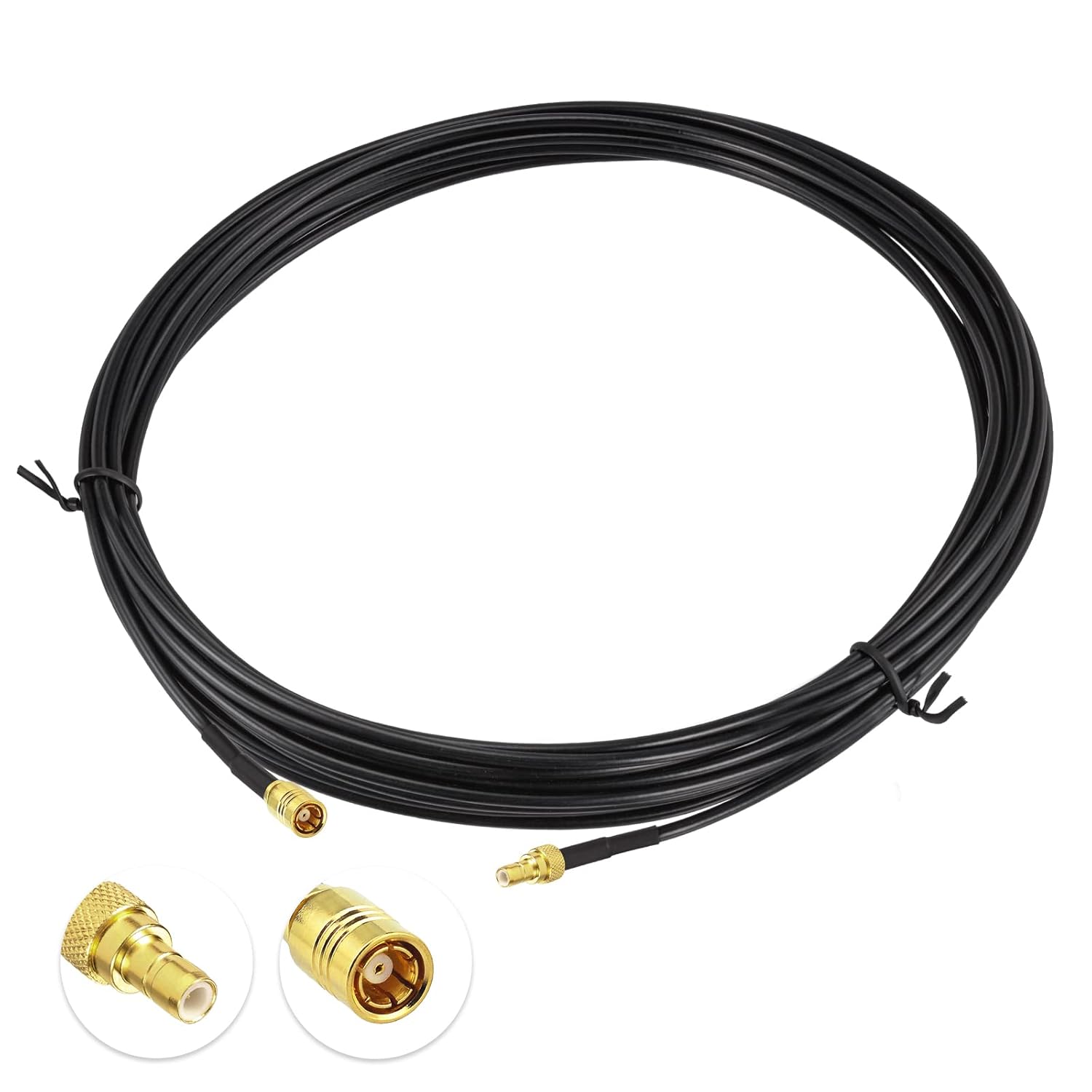 Eightwood SMB Male to SMB Female Satellite Radio Extension Cable 20 Feet Compatible with Sirius XM Car Vehicle Radio Stereo Receiver Tuner