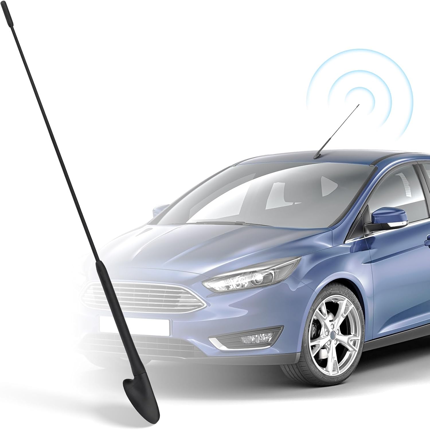 Eightwood Car Radio Antenna, Roof Mount Vehicle Antenna Replacement