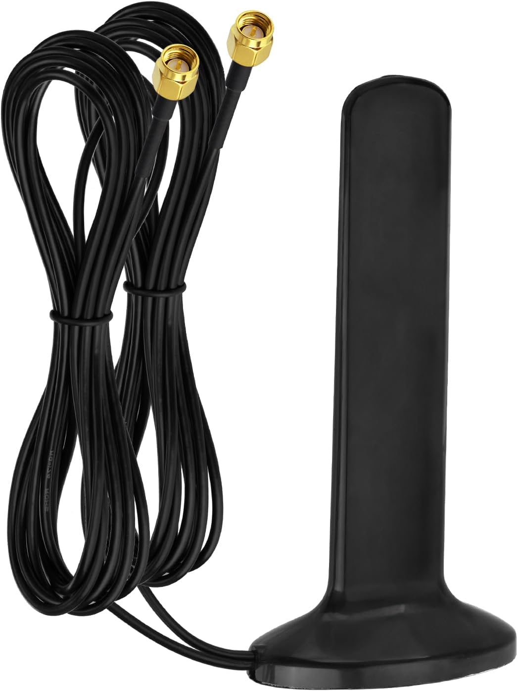 Eightwood 4G LTE Antenna Dual SMA Male Connector,Extension Cable 9.8ft, for 4G Router Hotspot Modem Industrial Cellular IoT Gateway Cellular Trail Camera