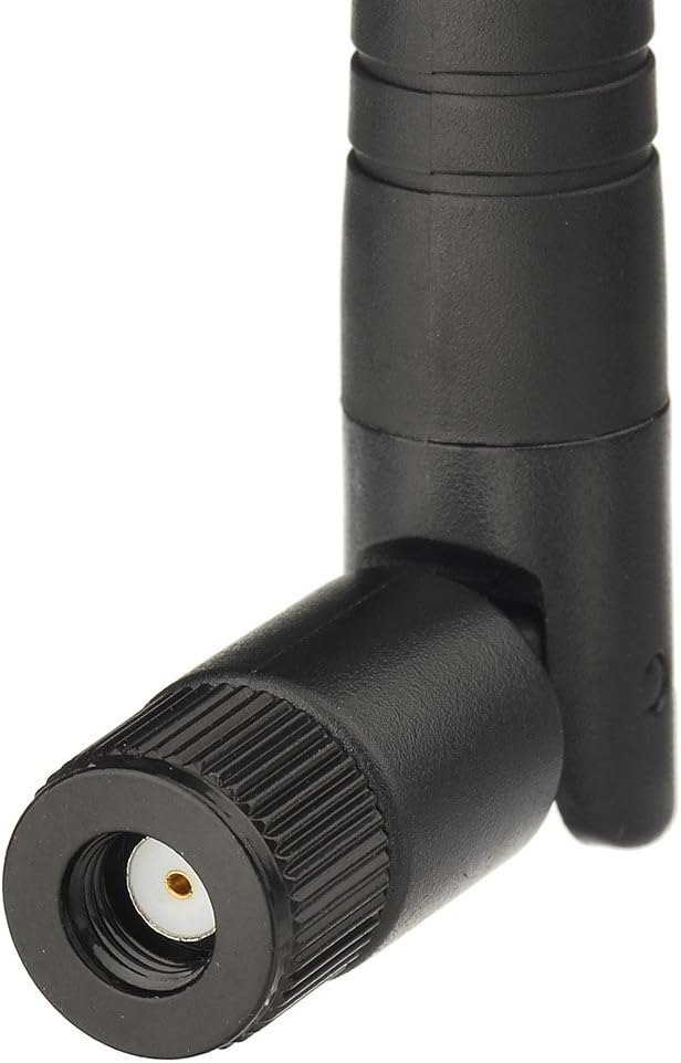 Eightwood 2.4GHz WiFi Antenna 5dBi RP-SMA Antenna 2pcs for WiFi Router PCI PCIe Network Card Wireless Range Extender