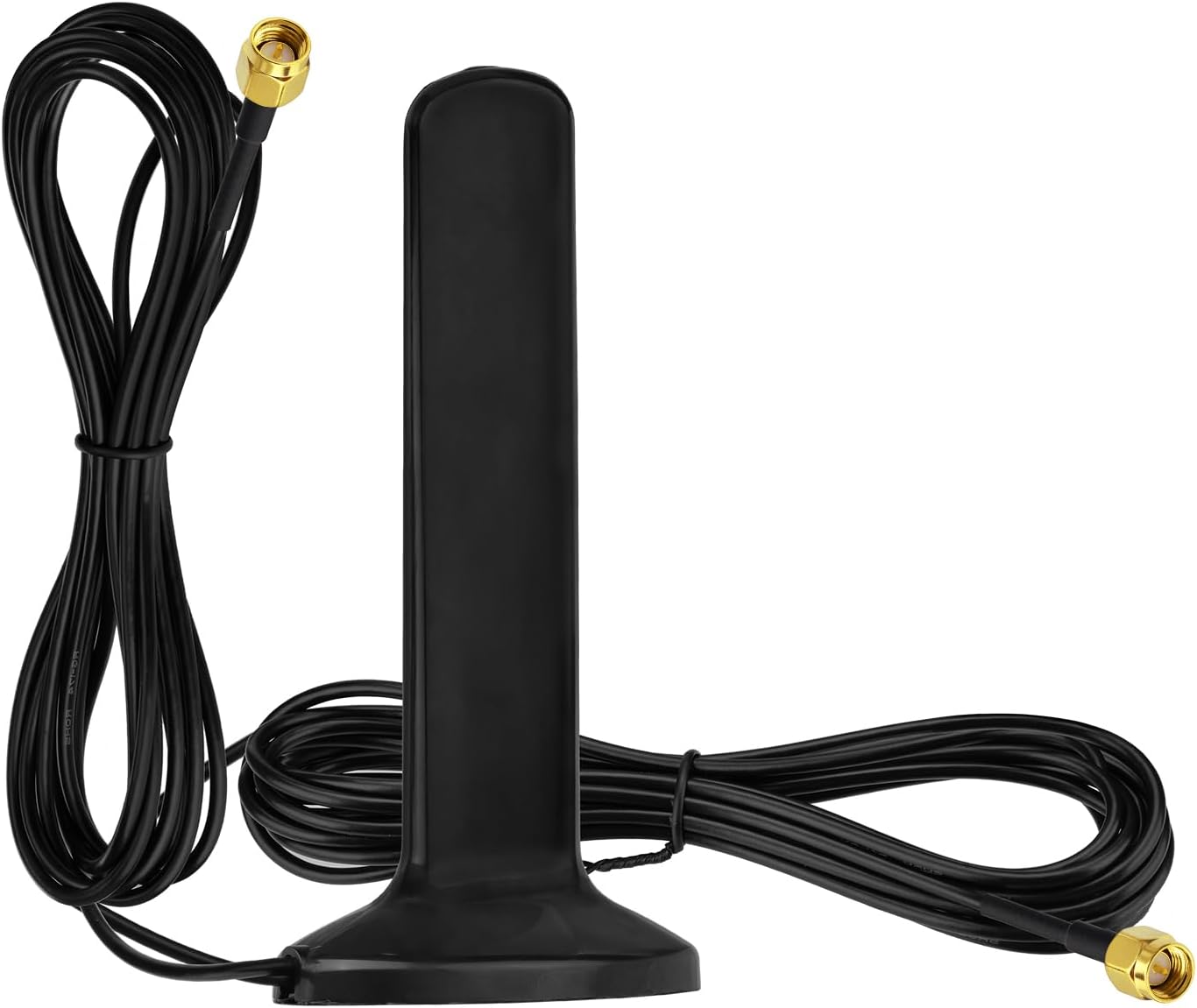 Eightwood 4G LTE Antenna Dual SMA Male Connector,Extension Cable 9.8ft, for 4G Router Hotspot Modem Industrial Cellular IoT Gateway Cellular Trail Camera