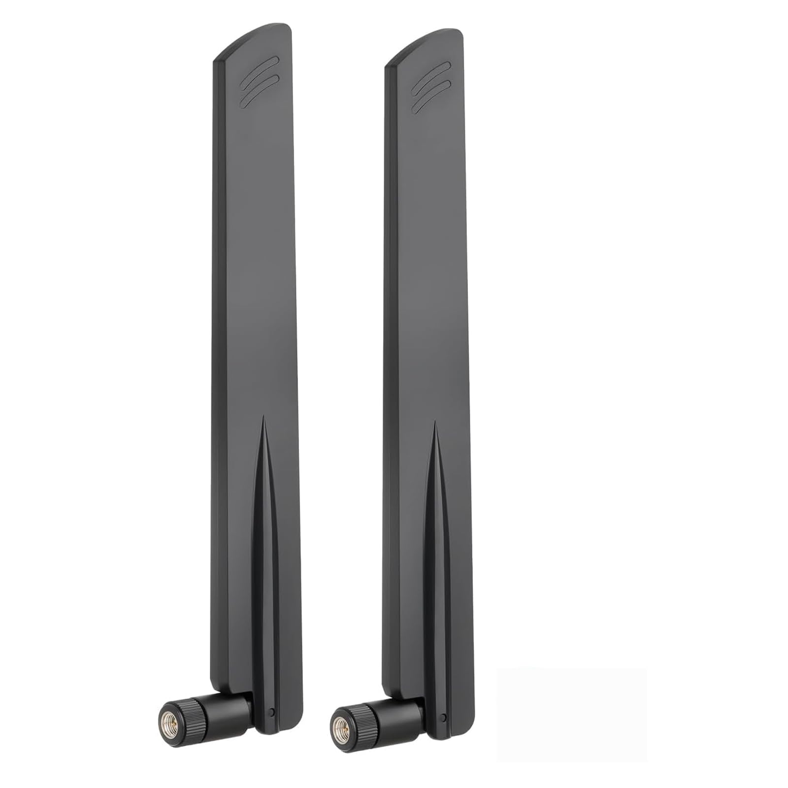 Eightwood 5G 4G LTE Wide Band Antenna, Omnidirectional SMA Male Antenna 2-Pack for CPE Router Hotspot Gateway Modem Cellular Trail Camera Security Camera