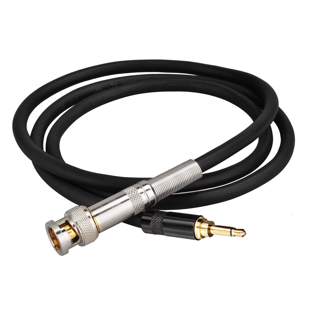Eightwood 75ohm BNC Plug Male to 3.5MM Mono Male Coaxial Audio Cable 3 feet