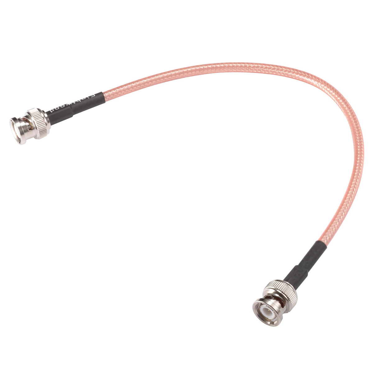 Eightwood BNC Male to BNC Male Low Loss RG400 Coax Cable 1ft | for CB VHF UHF Ham Radio Antenna, Mobile Receiver, Oscilloscope Spectrum Analyzer