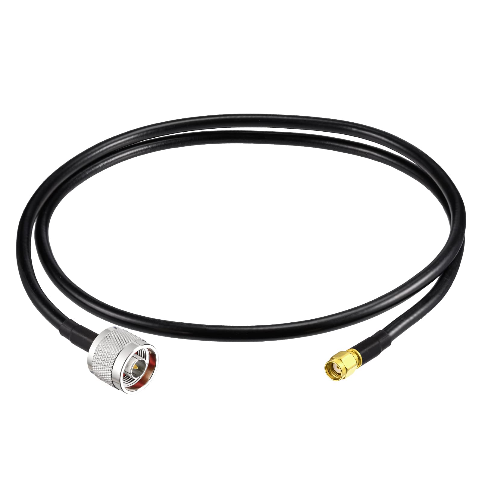 Eightwood N Male to RP-SMA Male KSR240 Low Loss Cable 3 feet for Outdoor Yagi WiFi Antenna WiFi Router Helium Hotspot Miner LoraWan Antenna