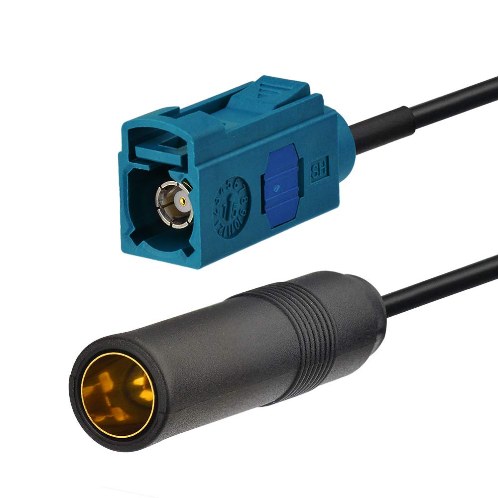 Kaufe Innovativer Dual-Buchse-Fakra-Radio-zu-Standard-Moto-DIN-Stecker- Antennen-Adapter, Auto-Audio-Kabel-Adapter-Antenne