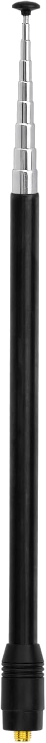 Eightwood 70-1000MHz Wide Band Handheld Telescopic Antenna 9-Section SMA Female Ham Radio Antennae for Baofeng UV5R UV82 Two Way Radios HT Scanner