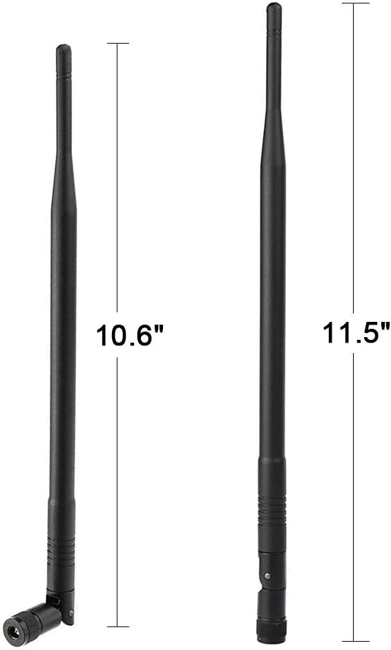 Eightwood 5dBi 4G LTE Rubber Duck Antenna SMA Male Plug for 4G Router Wireless Home Phone