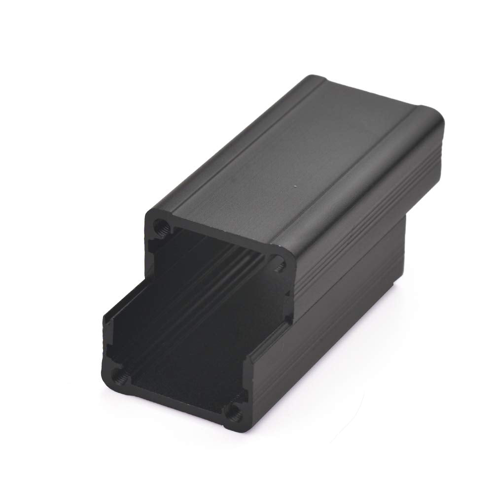 Eightwood Extruded Aluminum Box Electronic Project Enclosure Sliding Extrusion for PCB Board DIY- 1.97 x 0.98 x 0.98 inch (LWH)