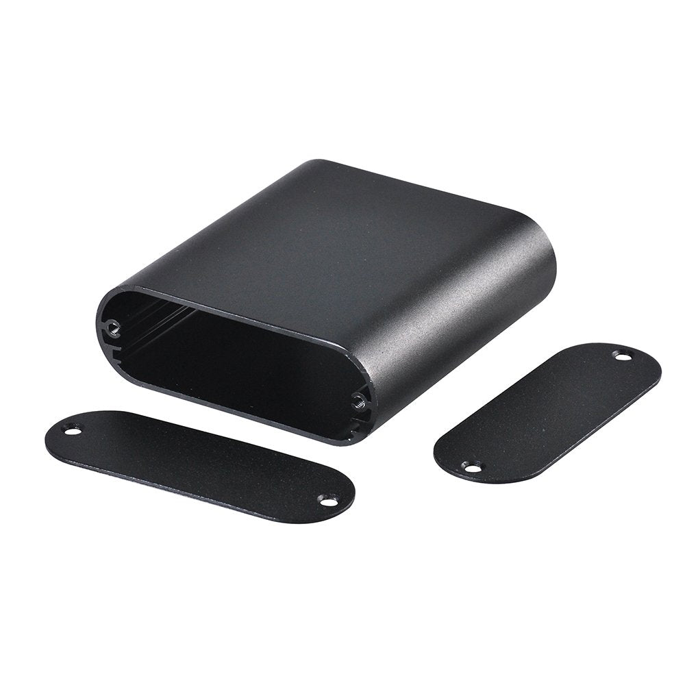 Eightwood Aluminum Enclosure Electronic Project Box DIY Black -2.95 x 2.75 x 0.94 inch (L*W*H)