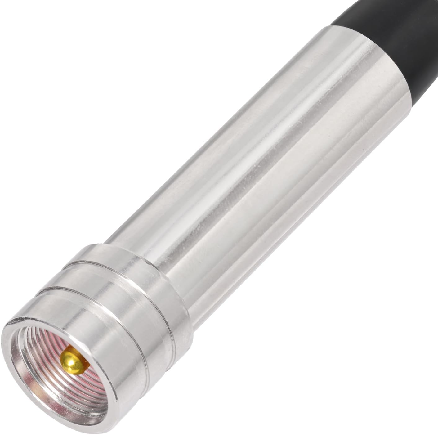 Eightwood Vehicle Mobile Ham Radio Antenna Dual Band PL259 VHF UHF 144/430MHz Anti-Rust Antenna 30in with Lip Mount Fixed Bracket and RG58 Extension Cable 16.4ft for Car Truck Amateur Radio