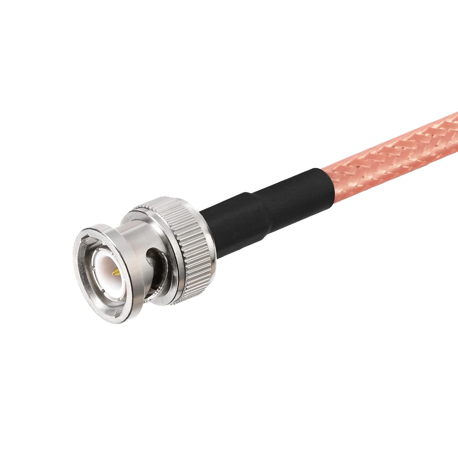 Eightwood BNC Male to BNC Male Adapter Coax RG400 1 Foot for CB VHF UHF Ham Radio Antenna Mobile Receiver Oscilloscope Spectrum Analyzer