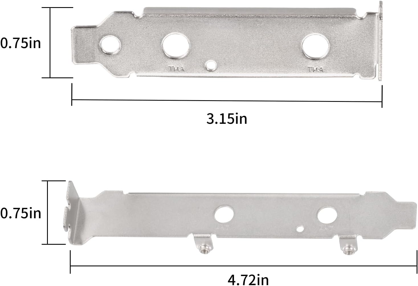 Eightwood WiFi 6 6E Antenna Tri-Band 2.4GHz 5GHz 6GHz + 10in PR-SMA Cable + Computer Slot Bracket for M.2 NGFF Intel Wireless Network Card