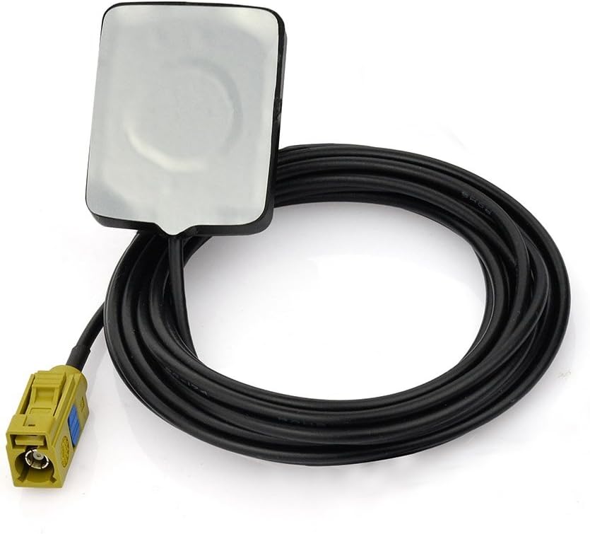 Eightwood Mini Satellite Radio Antenna Fakra K Curry Female Connector Compatible with Sirius XM Car Vehicle Trucks RV HD Hi-Fi Radio Stereo Receiver Tuner 2320-2345MHz