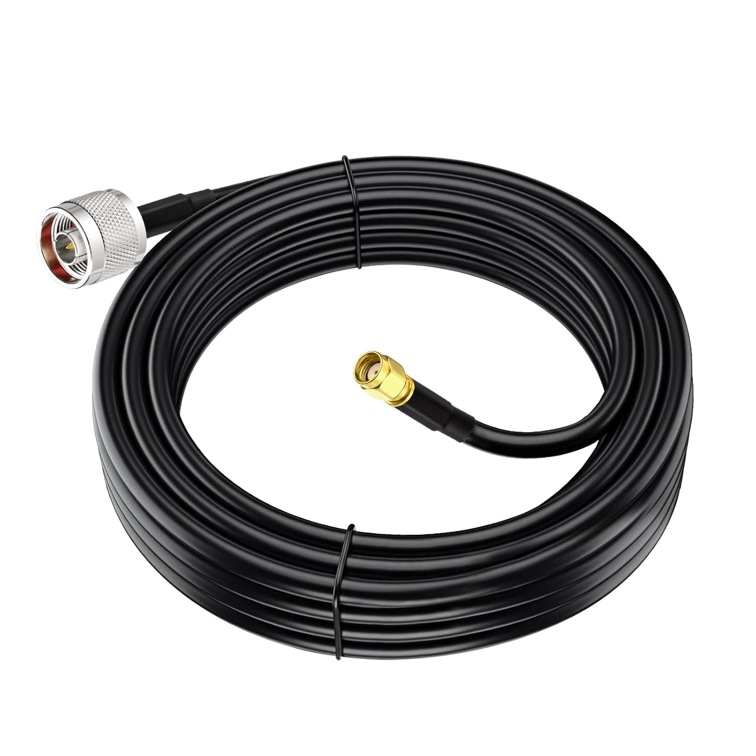Eightwood N Male to RP-SMA Male Cable KSR240 Low Loss Extension Cable 10ft for Outdoor Yagi WiFi Antenna WiFi Router Helium Hotspot Miner LoraWan Antenna