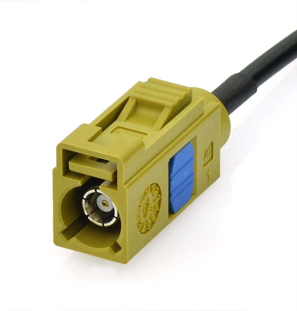 Eightwood Mini Satellite Radio Antenna Fakra K Curry Female Connector Compatible with Sirius XM Car Vehicle Trucks RV HD Hi-Fi Radio Stereo Receiver Tuner 2320-2345MHz