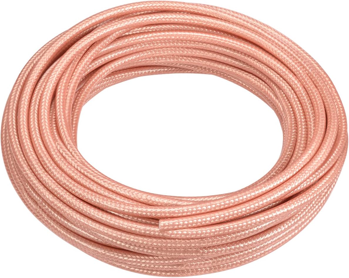 Eightwood RG400 RF Coax Cable 50ft, M17/128 Double Shield Coaxial Cable for Base Station Ham Amateur Radio Antenna Jumper