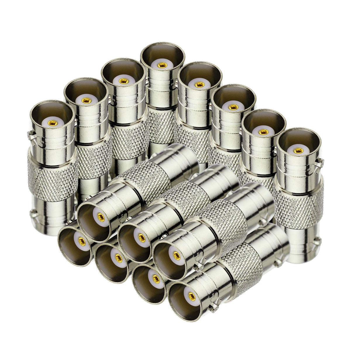 Eightwood 15pcs BNC Female to BNC Female Barrel Coax Adapter Coupler 50 ohm