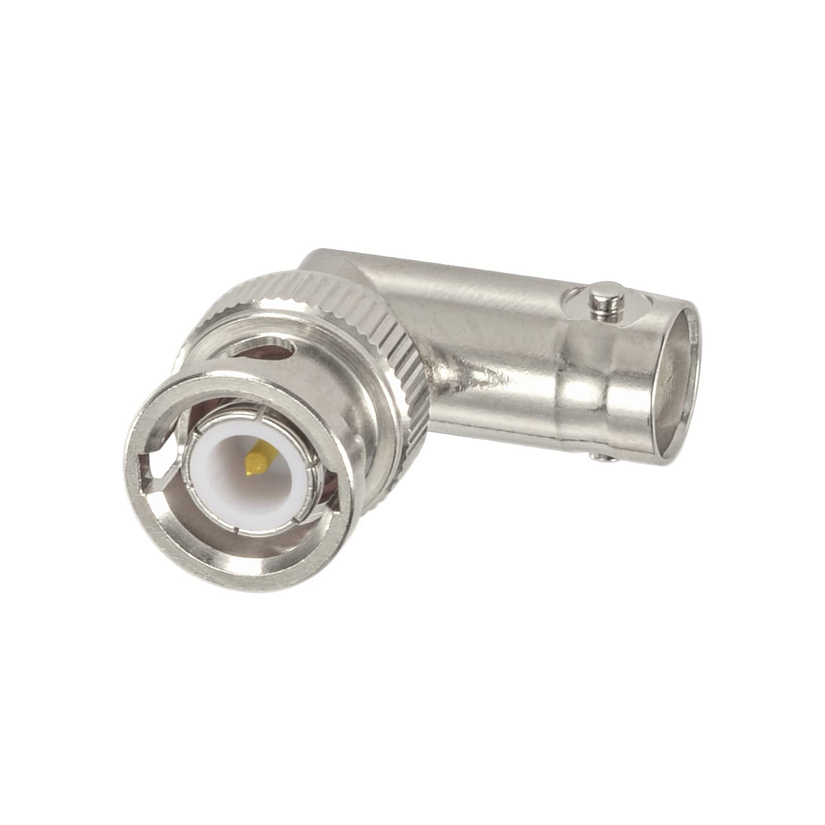 Eightwood 10pcs BNC Male to Female Elbow Right Angle Adapter for CCTV Camera, Ham Radio Antenna, Scanner