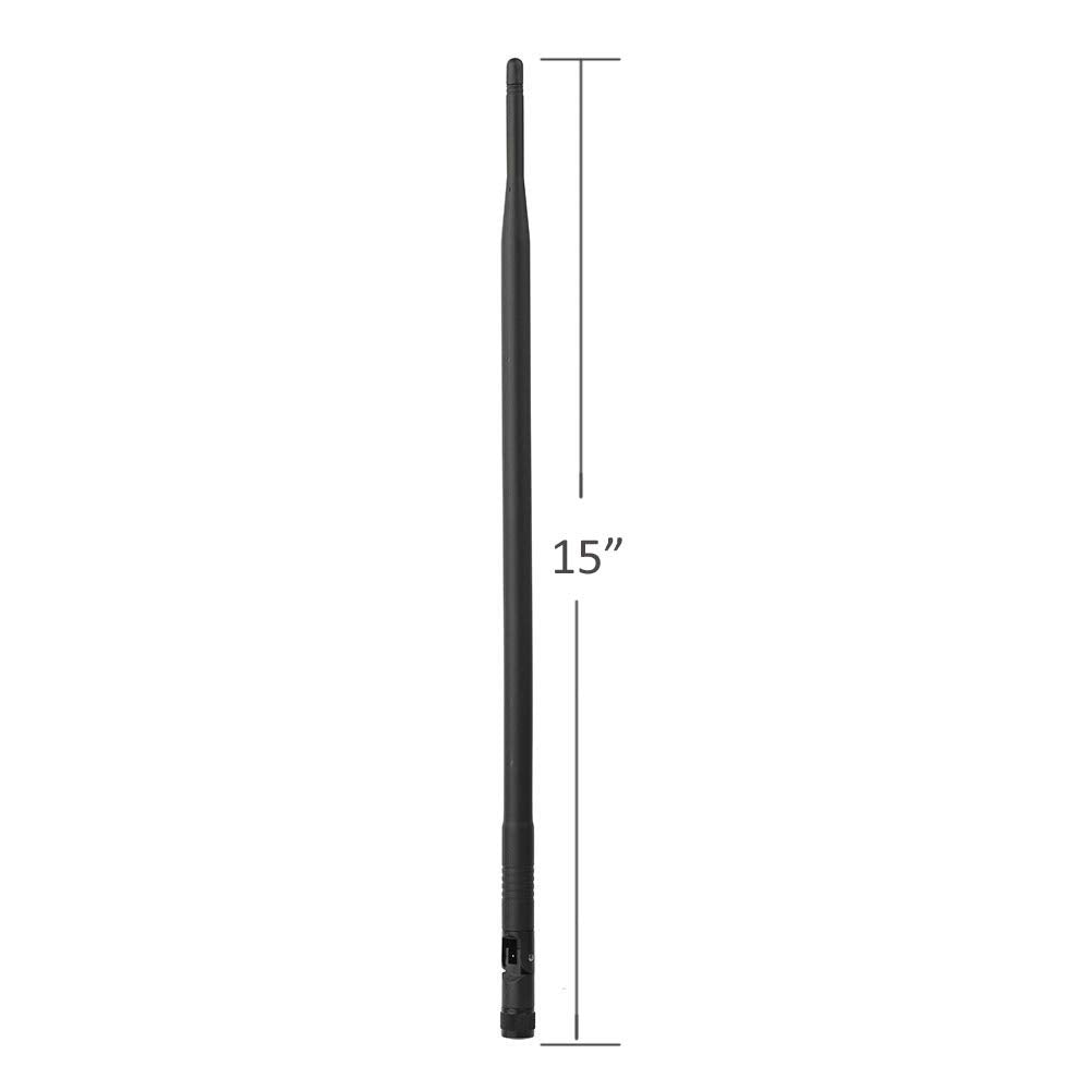 Eightwood 9dBi 4G LTE Cellular Trail Camera Antenna, RP-SMA Male Connector | Compatible with Spypoint Link, Stealth Cam & Tactacam Trail Camera, Wireless Router, Security Camera