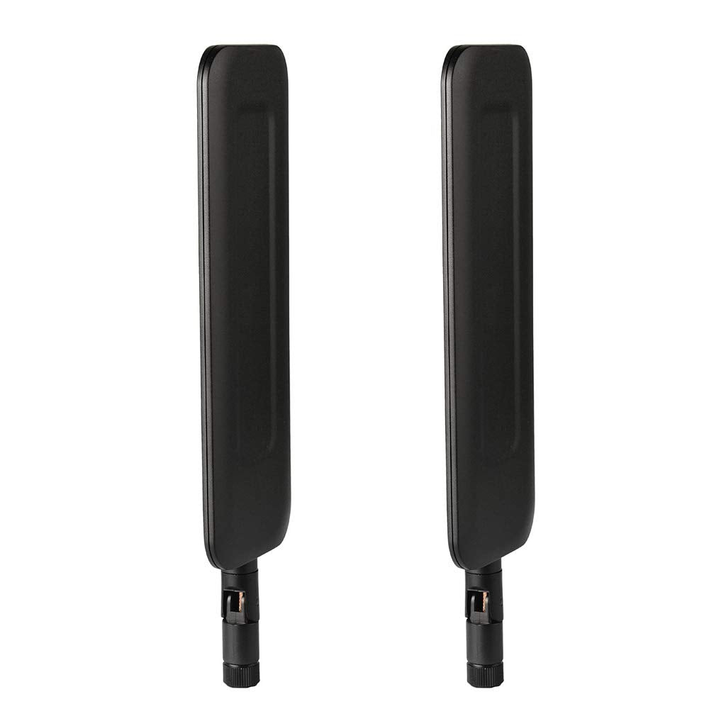 Eightwood Wide Band 4G LTE Dipole Antenna SMA Male Antenna (2-Pack) Compatible with Outdoor HCO Spartan Cellular Hunting Game Trail Cameras
