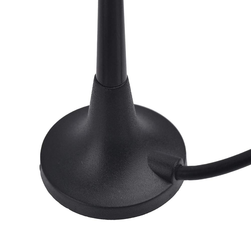 Eightwood 3G 4G LTE GSM Antenna with SMA Male Connector, Magnetic Base | 9.8ft Cable, Compatible with 4G Router, Mobile Hotspot, Wireless Home Phone, Cellular Trail Camera, Security Camera, 2-Pack