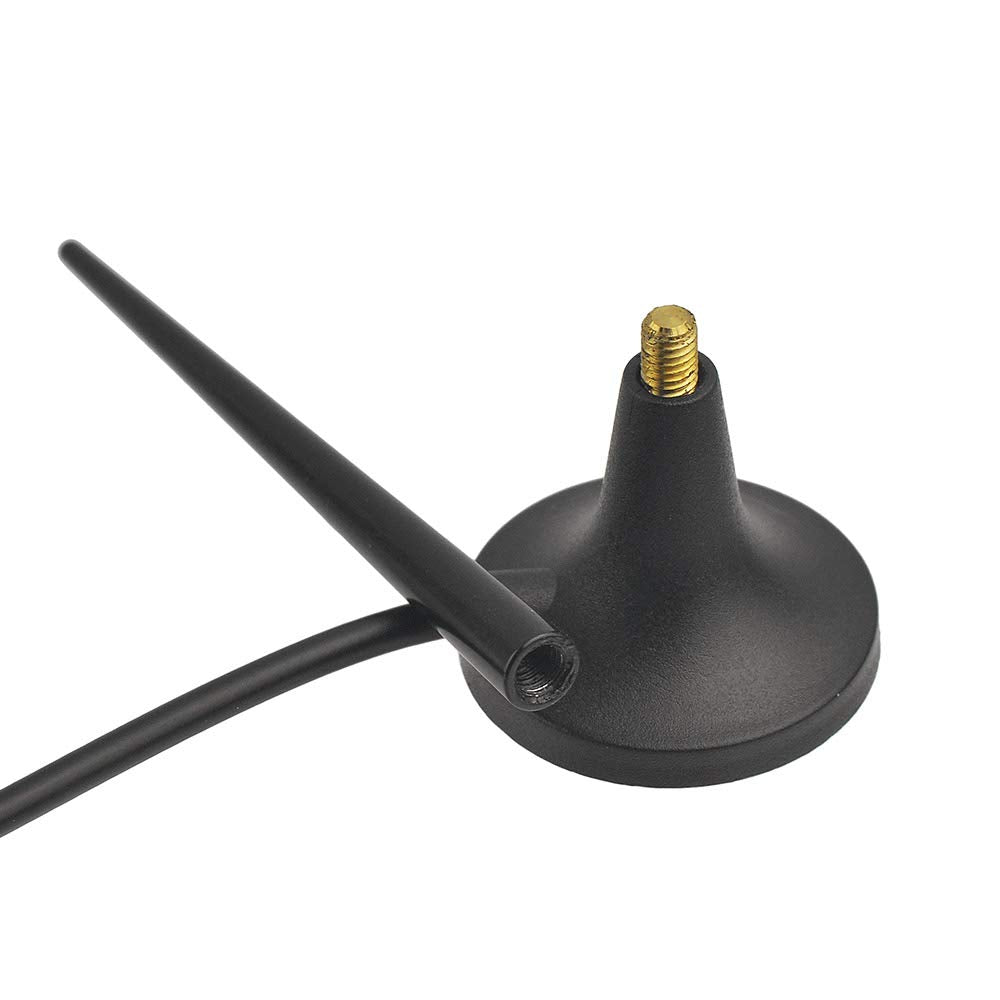 Eightwood 3G 4G LTE GSM Antenna with SMA Male Connector, Magnetic Base | 9.8ft Cable, Compatible with 4G Router, Mobile Hotspot, Wireless Home Phone, Cellular Trail Camera, Security Camera, 2-Pack