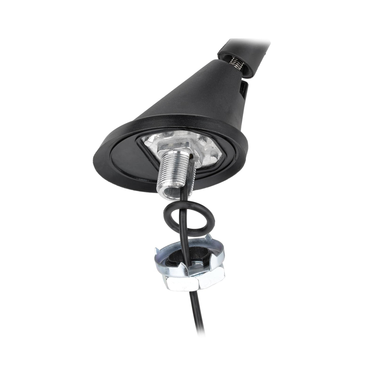 Eightwood Roof Mount FM AM Stereo Adjustable Antenna Mast, Universal Car Radio Antenna with DIN Male Connector for Vehicle Car Truck SUV Marine Boat Radio Stereo Receiver