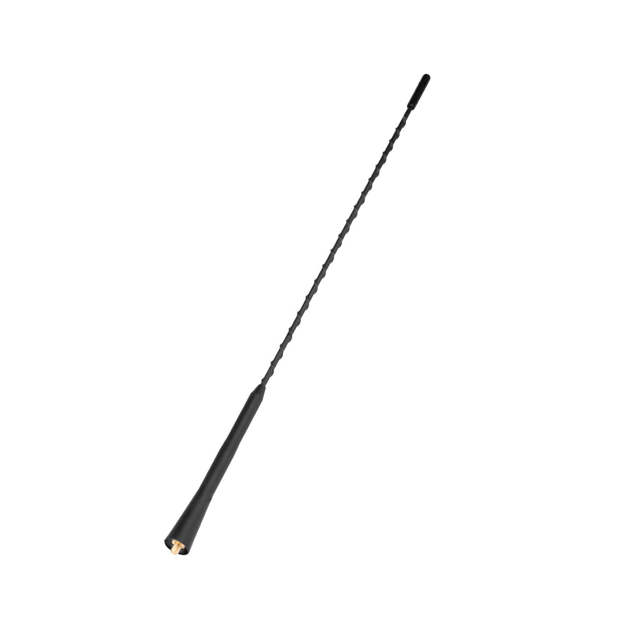 Eightwood Boat Car Radio Antenna 20 Inch, Rubber AM/FM Stereo Antenna Mast with Mount Base for Marine Boat Car Tractor RV UTV ATV Motorcycle Yacht Pontoon
