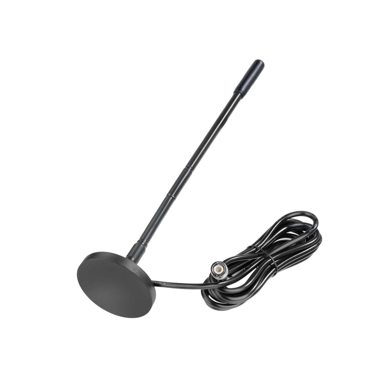 Eightwood 27MHz CB Radio Antenna 12.6in, Flexible Whip BNC & PL259 Antenna | Heavy Duty Magnetic Base, Compatible with President Cobra Galaxy Mobile CB Radios