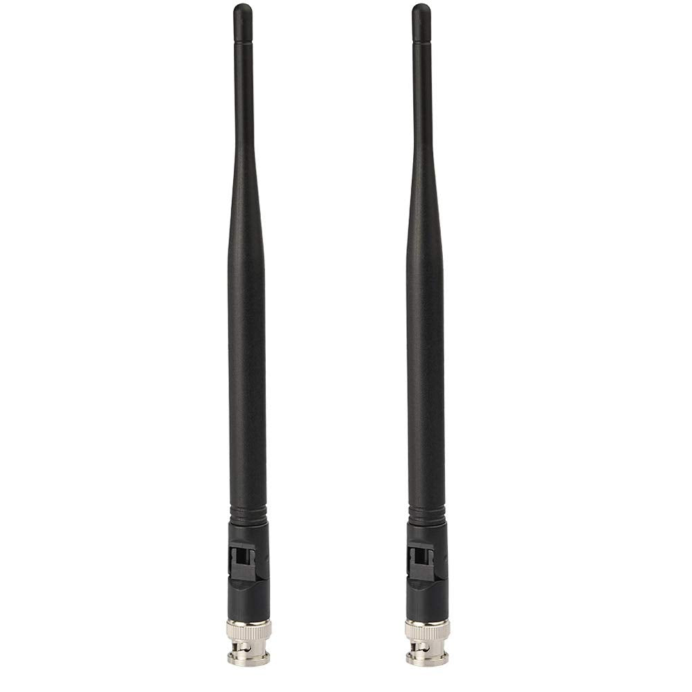 Eightwood UHF 400MHz-900MHz Antenna BNC Male Antennae 2-Pack for Ham Radio Scanner Handheld Amateur Receiver