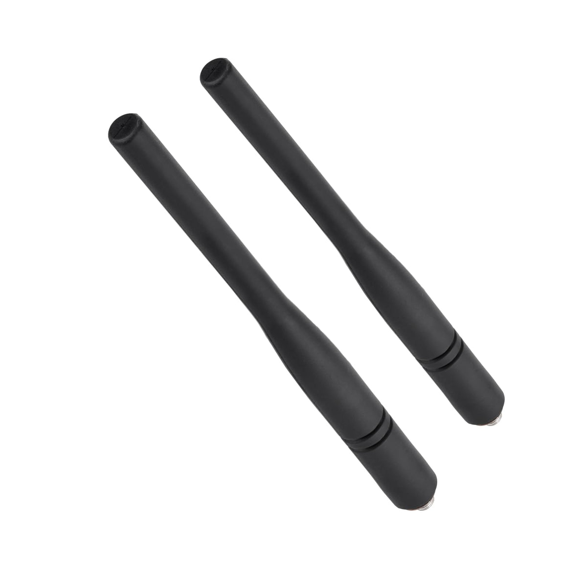 Eightwood UHF 403-527MHz Stubby Rubber Handheld Radio Antenna 6in | MOTO Radio Connector, for XPR3500 XPR7550 CP200d HT1250 XPR7580 DP2400 Portable Radio, 2-Pack
