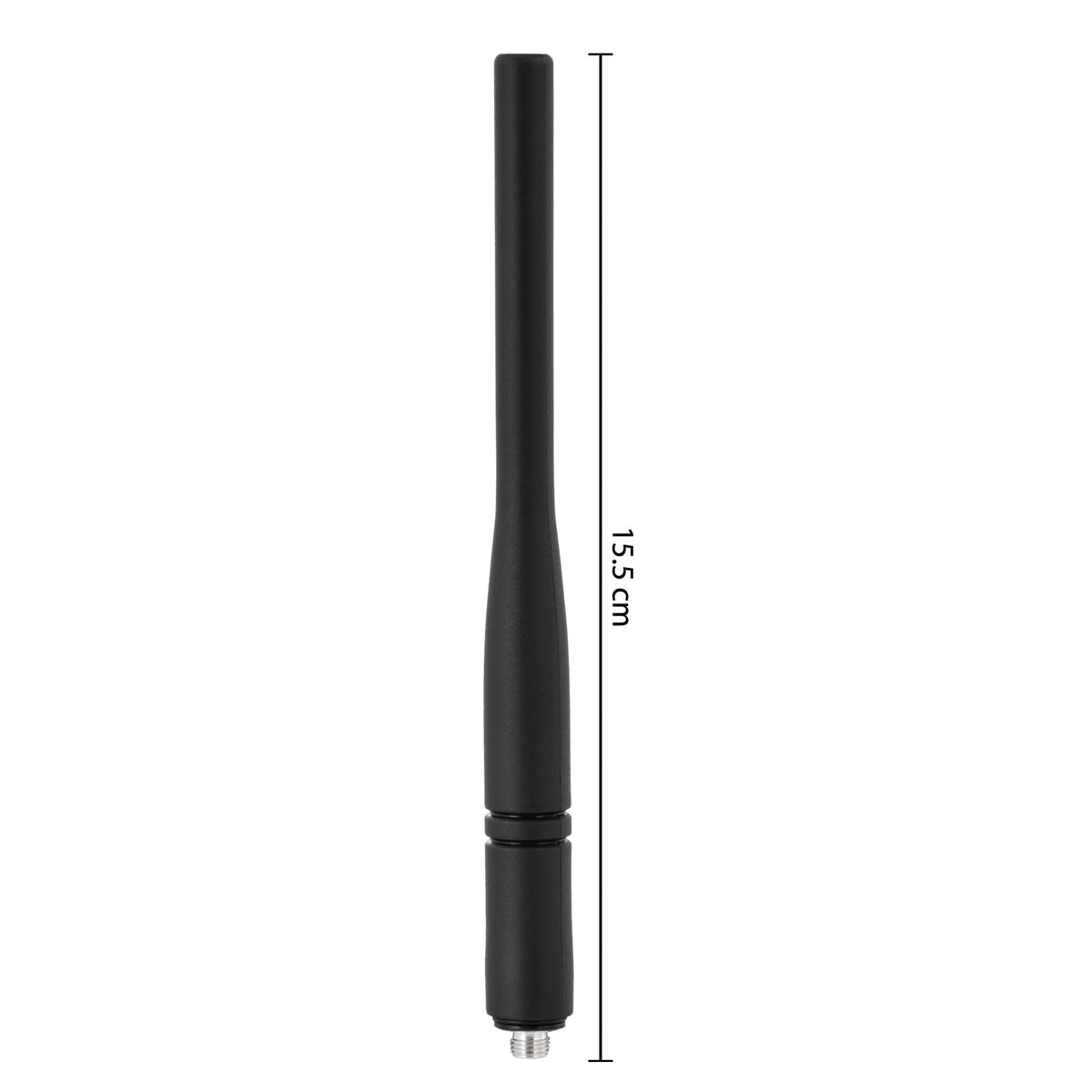 Eightwood UHF 403-527MHz Stubby Rubber Handheld Radio Antenna 6in | MOTO Radio Connector, for XPR3500 XPR7550 CP200d HT1250 XPR7580 DP2400 Portable Radio, 2-Pack
