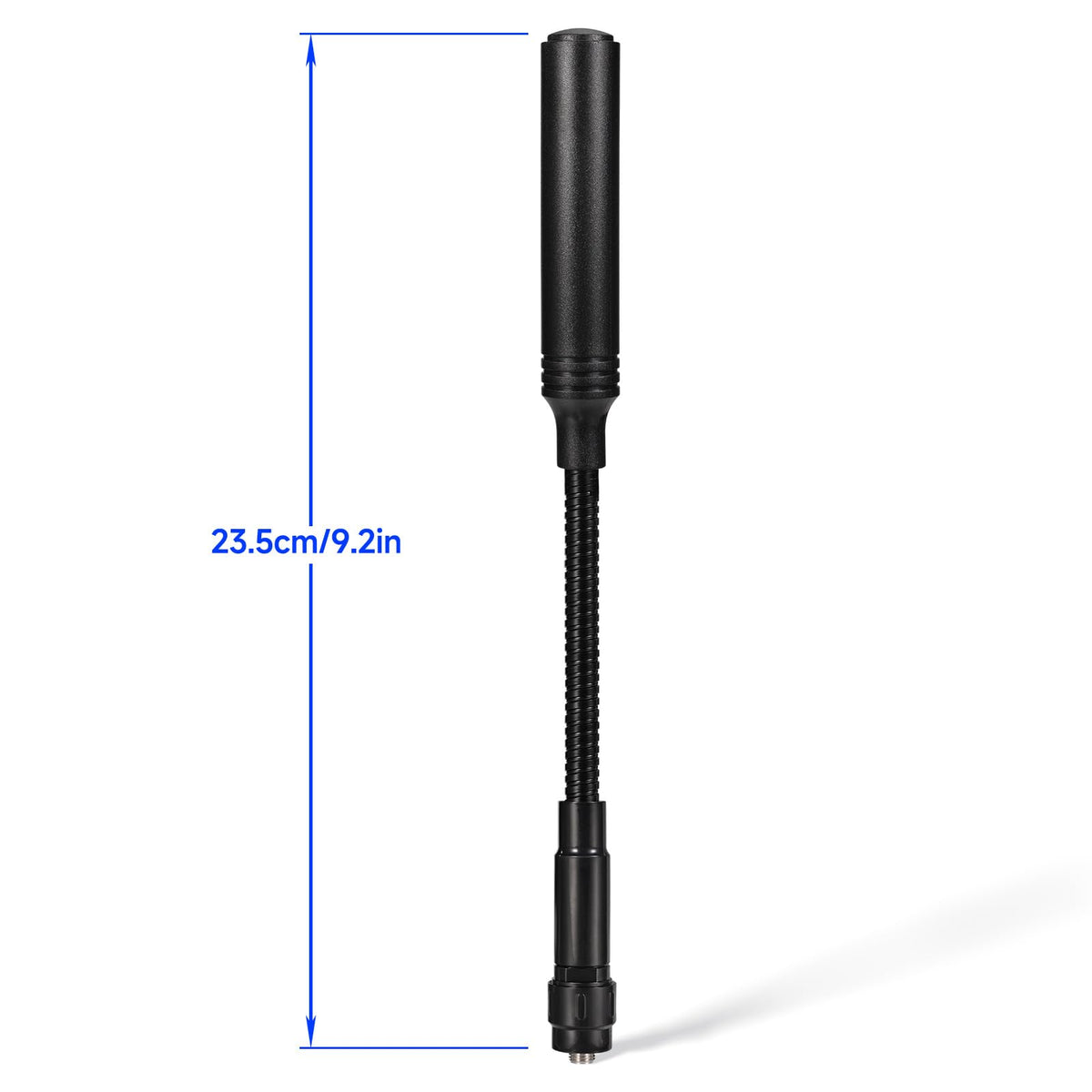 Eightwood Gooseneck Ham Radio Antenna, Dual Band VHF/UHF SMA Female Antenna | Flexible Tactical Antenna for Baofeng UV-5R UV-82 BF-F8HP Two-Way Radios, 144/430MHz
