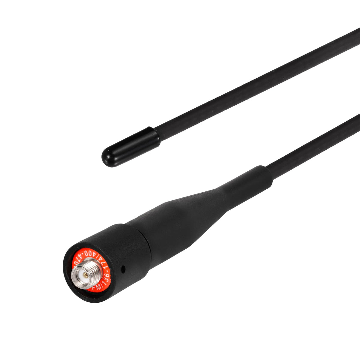 Eightwood Two Way Radio Antenna 6in, VHF/UHF Dual Band SMA Female Flexible Handheld Ham Radio Antenna 2-Pack for Baofeng Walkie Talkie UV-5R UV-82 Yaesu FT-65