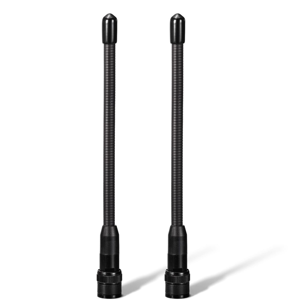 Eightwood BNC Handheld Scanner Antenna 2-Pack Dual Band 144/430MHz VHF UHF Flexible Ham Amateur Radio Antenna 6in for BC125AT BC75XLT Scanner ICOM IC-V8 IC-A14